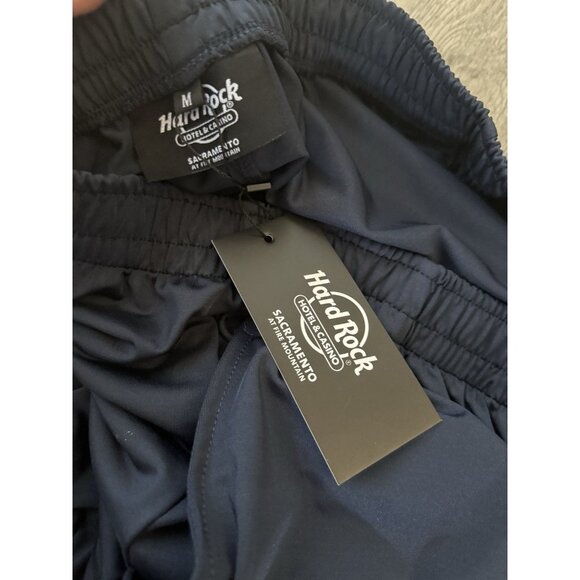 new Hard Rock Hotel Sacramento CA Joggers Men's Blue Unisex Sweatpants Size M - Picture 2 of 5